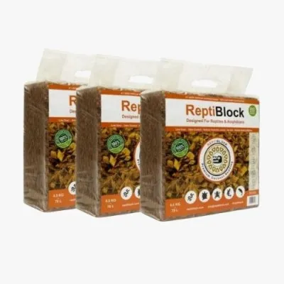 Reptiblock Cocohusk 4,5kg 3-Pack
