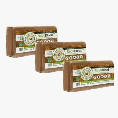 ReptiBlock Microchips bedding 550Gr 3-Pack