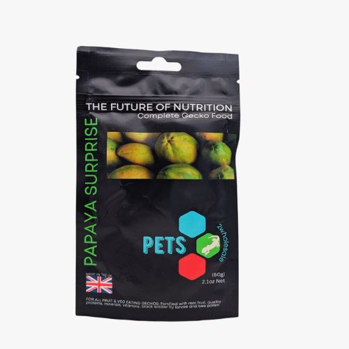 P2W Gecko Dieet Papaya Verrassing 60gr